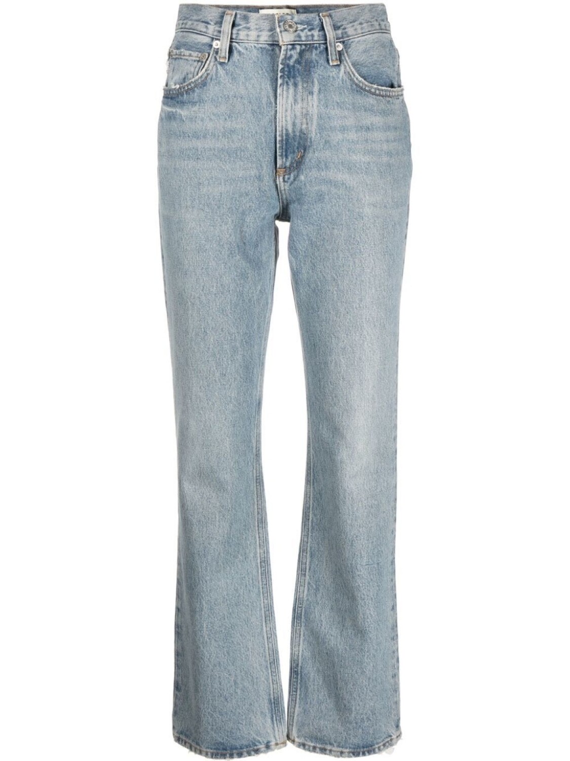 

AGOLDE джинсы bootcut с завышенной талией, синий