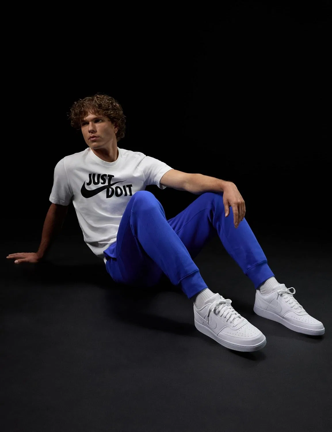Мужские баскетбольные кроссовки Nike Court Vision Low, White — фото 2