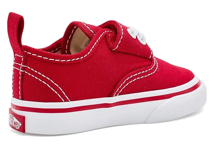 Кроссовки на эластичных шнурках Authentic Elastic V Vans Kids, Red — фото 4