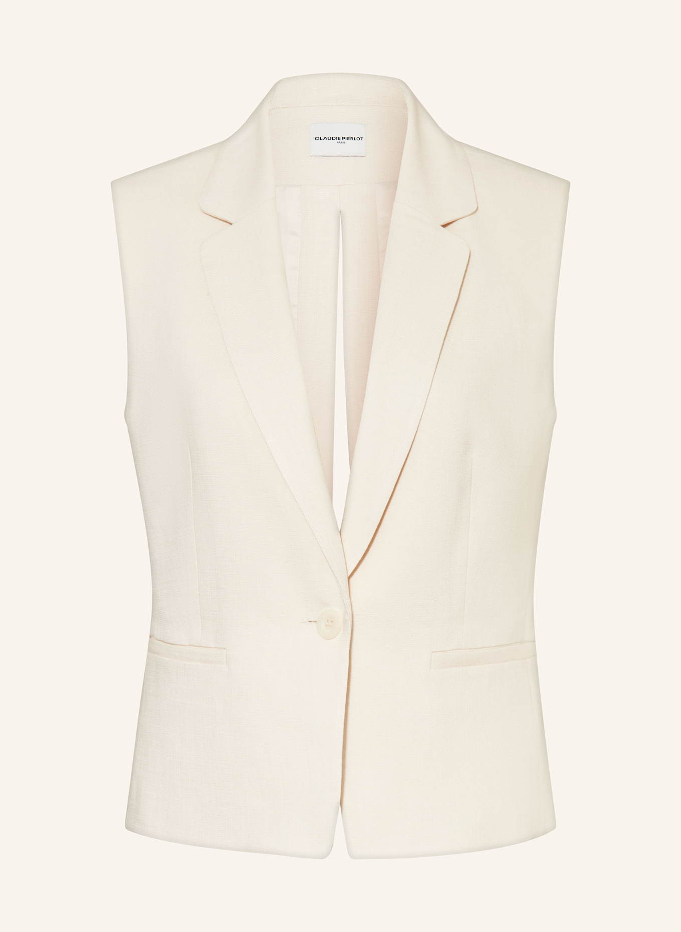 

Блейзер жилет Claudie Pierlot, бежевый