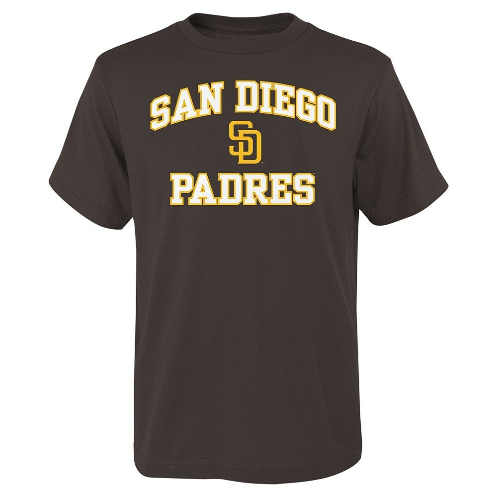 

Молодежная коричневая футболка San Diego Padres Heart & Soul Outerstuff, цвет Pad Brown
