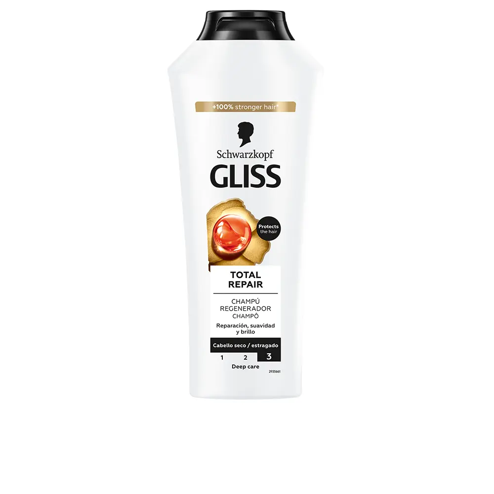 

Шампунь Gliss total repair champú Schwarzkopf Mass Market, 400 мл.