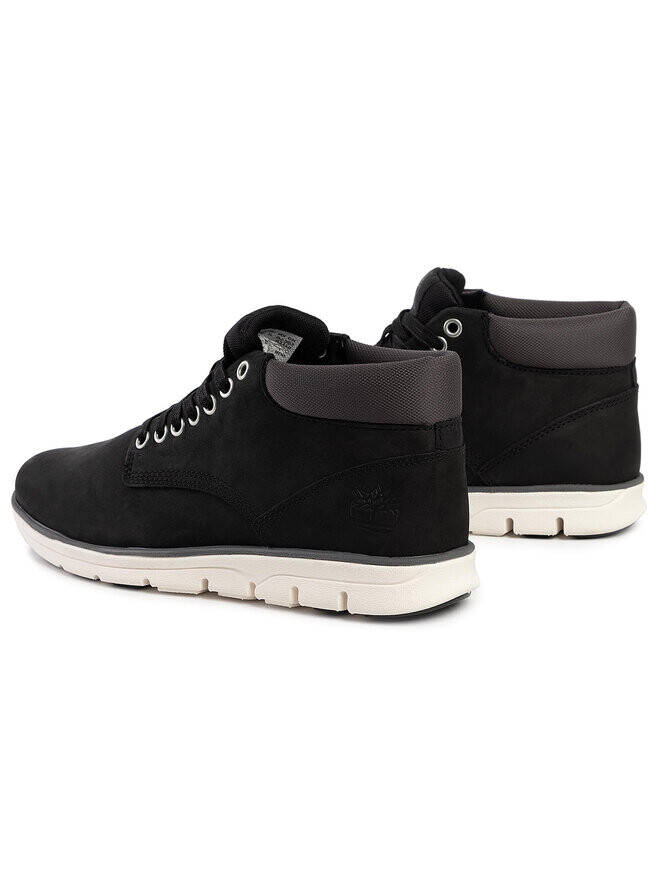 Мужские ботинки Timberland однотонные из нубука, черный — фото 3