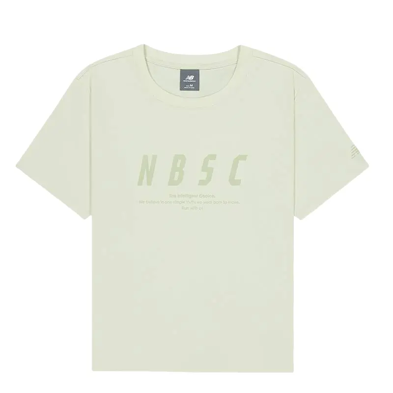 

New Balance Футболка Shifted SS25 женская светло-зеленая, Зеленый, New Balance Футболка Shifted SS25 женская светло-зеленая