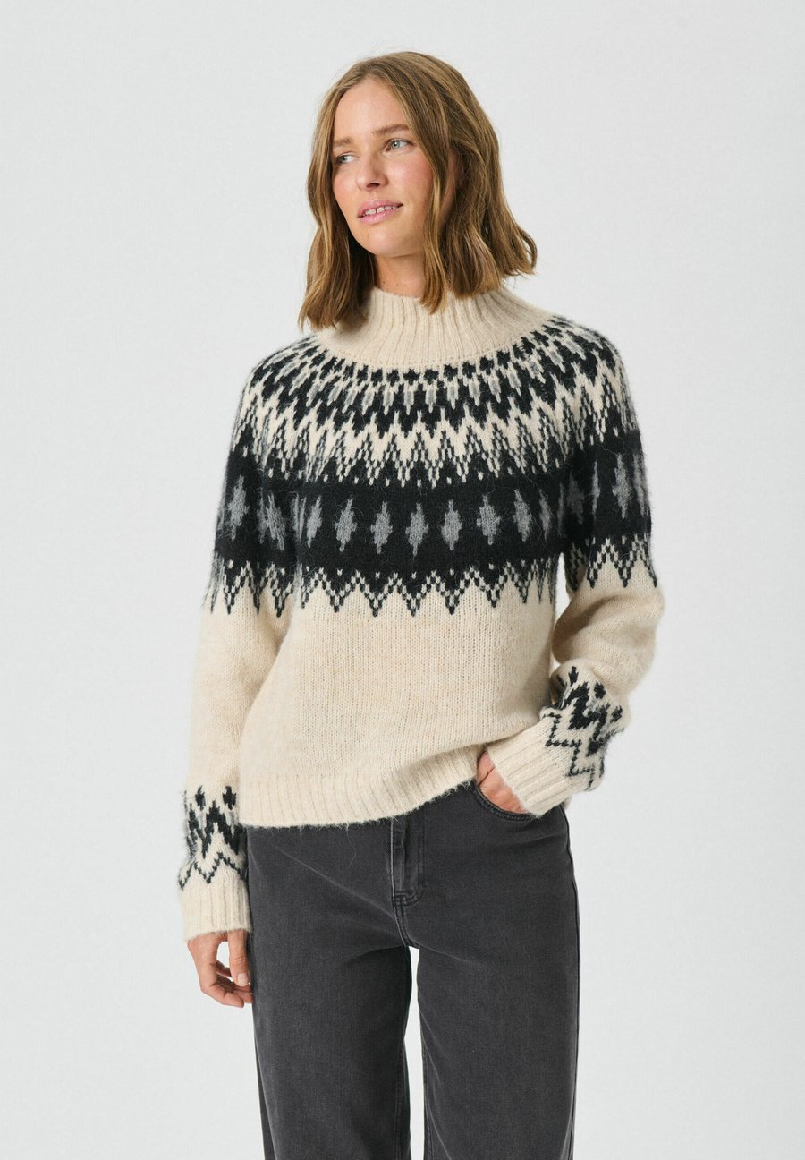 

Джемпер Part Two Jumper, French Oak Melange Jaquard/Off-White