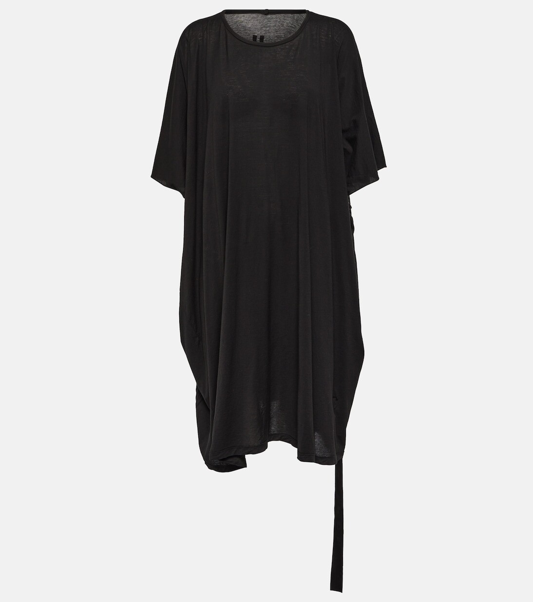 

Платье миди drkshdw из хлопкового джерси Rick Owens, черный