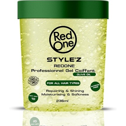

Redone Hair Gel Гель для укладки с оливковым маслом придает блеск и укрощает секущиеся кончики, обеспечивает невесомость и превосходную фиксацию 236 мл