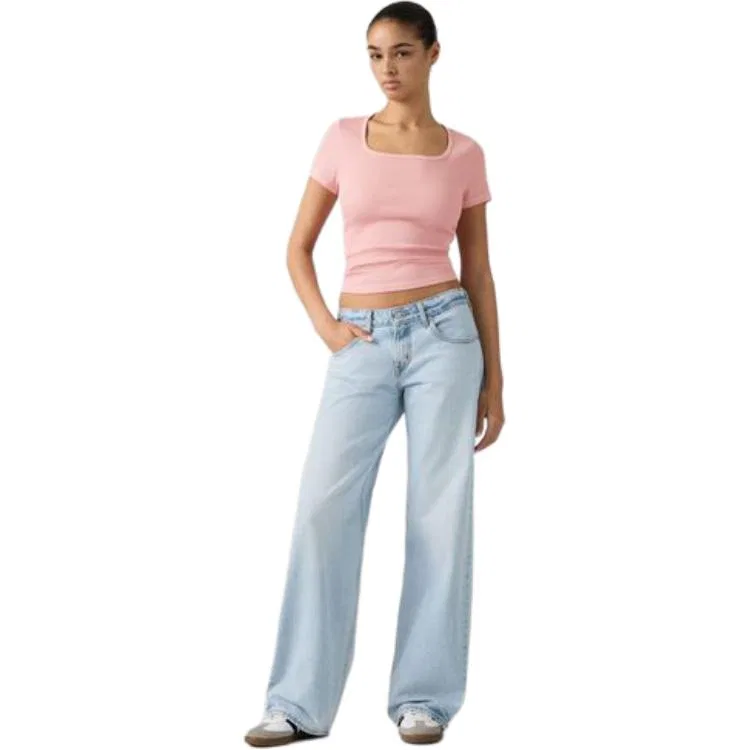 Джинсы Low Loose cotton wide-leg Levis