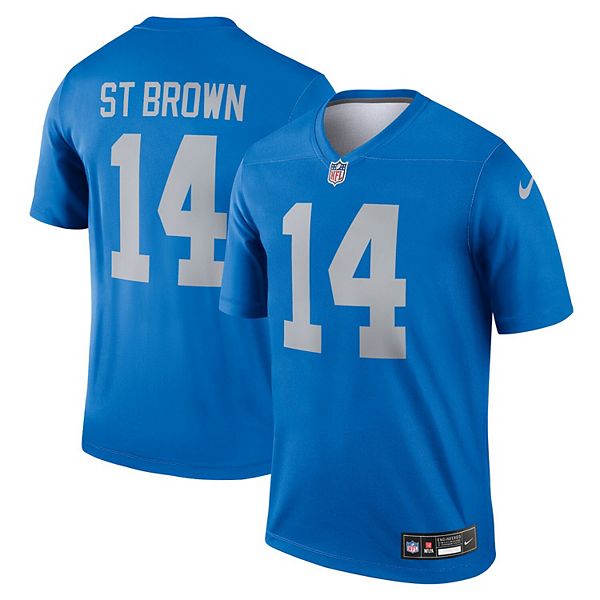 

Мужская футболка Amon-Ra St Brown Detroit Lions Alternate Legend Player Performance Nike