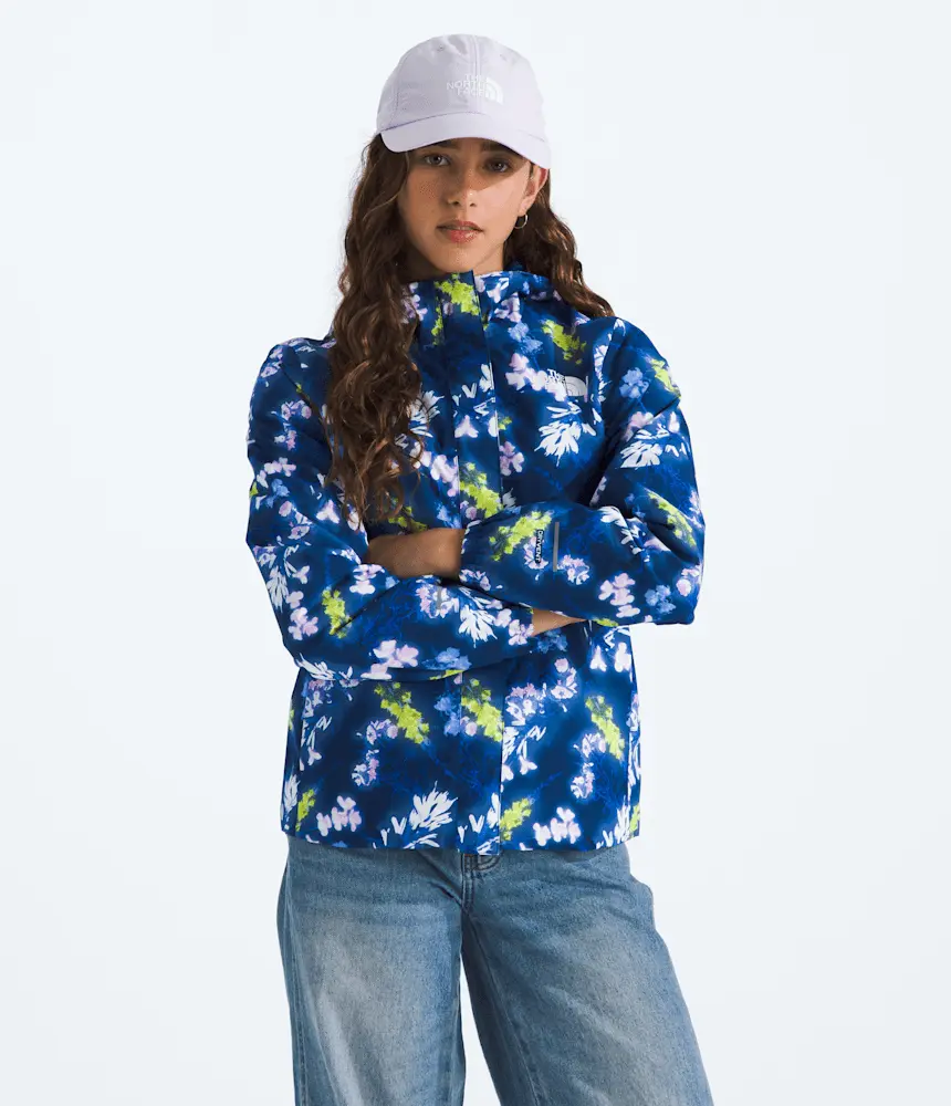 

Куртка-дождевик Antora для девочек The North Face, Estate Blue Florescent Floral Print