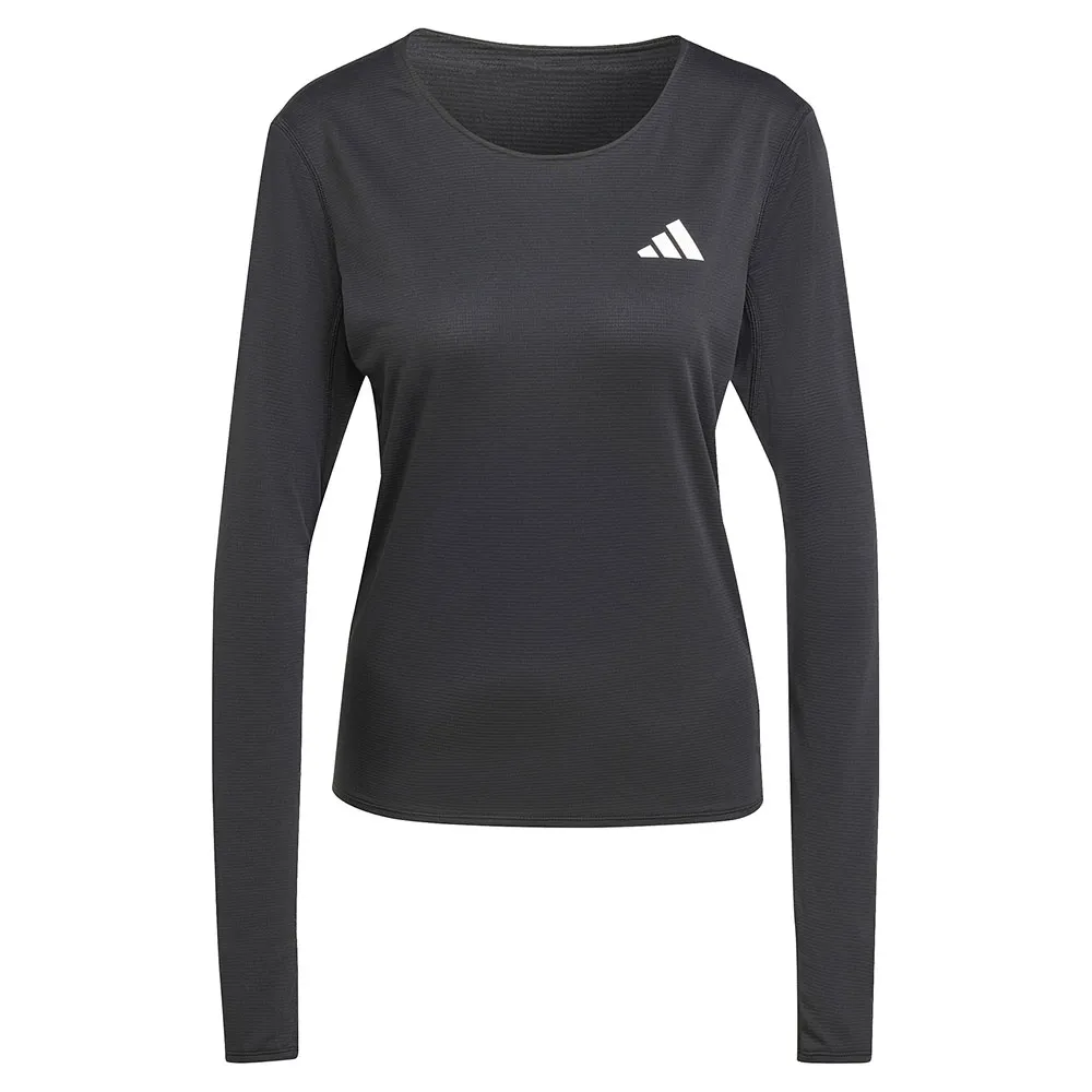 Футболка с длинным рукавом adidas Adizero, черный — фото 3