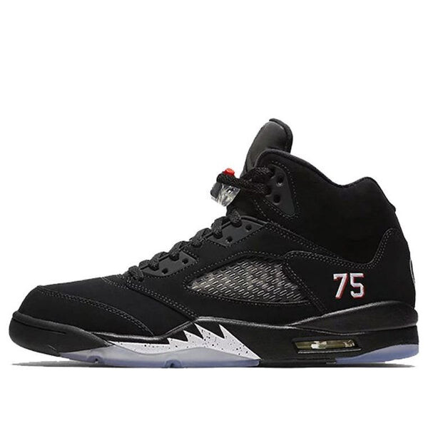 

Кроссовки 5 псж 75 логотип Air Jordan, черный