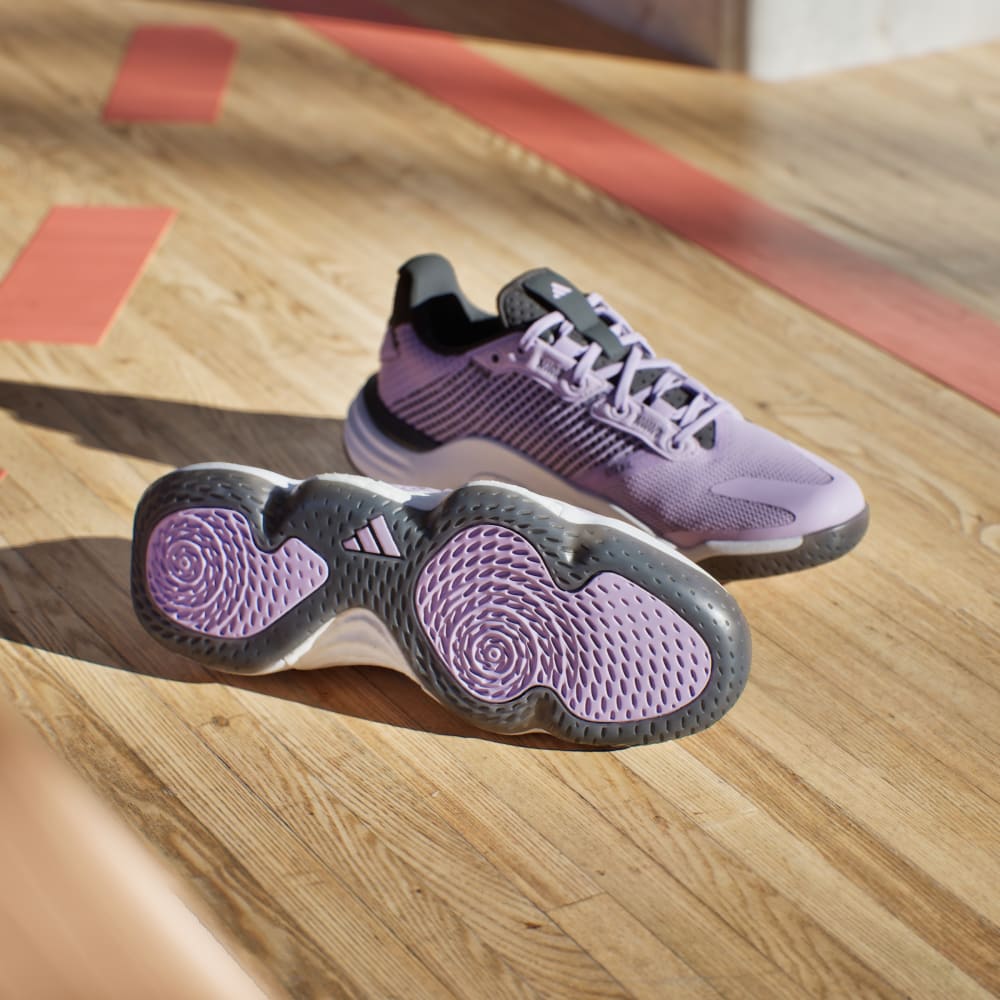 Кроссовки Adidas Stabil 16 Indoor Shoes, цвет Powder Plum/Core Black/Cloud White — фото 3