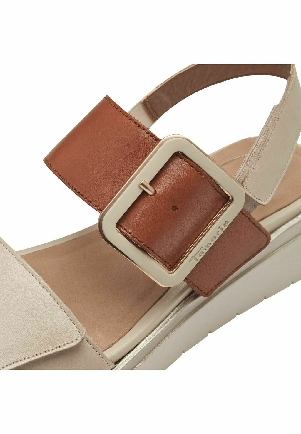 

Босоножки на платформе Tamaris, цвет слоновой кости Comfort