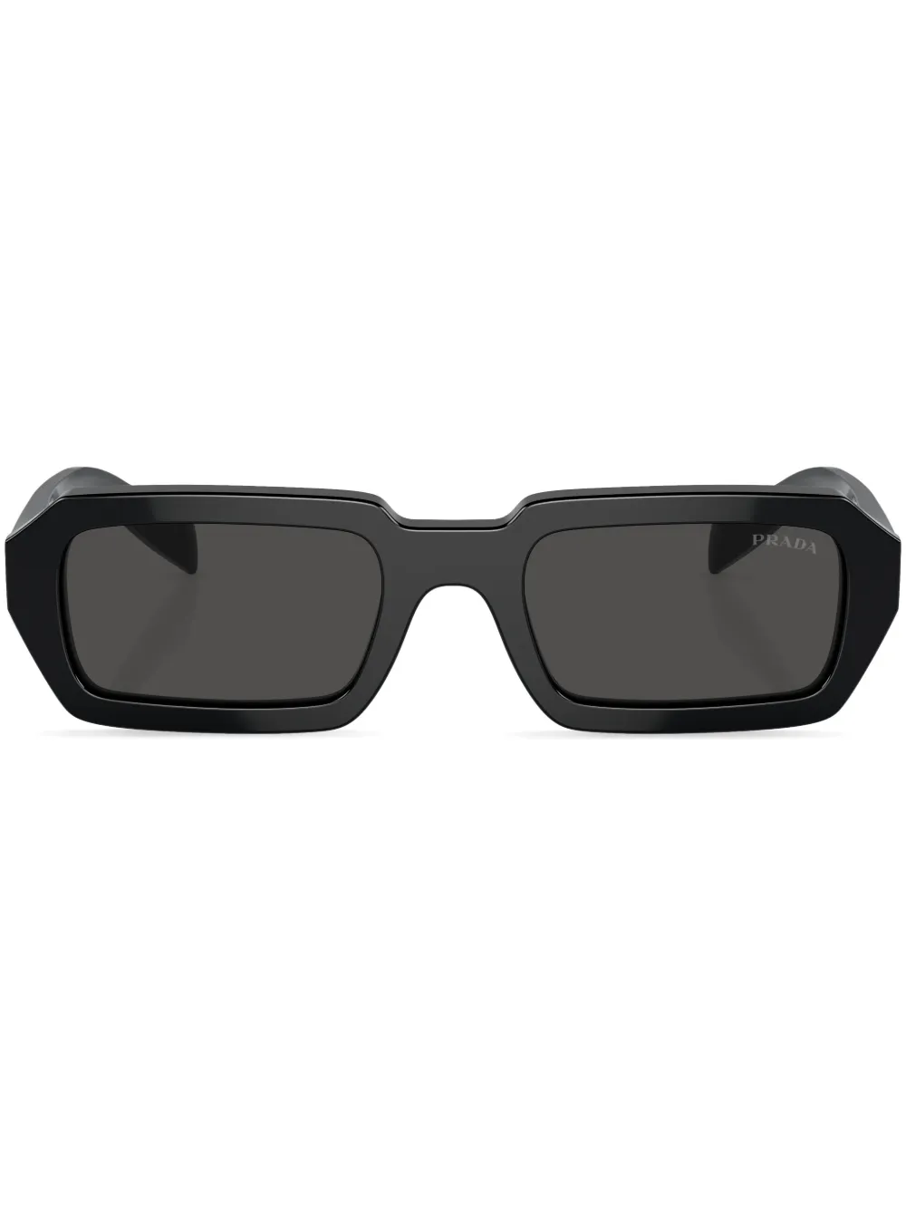 

Солнцезащитные очки в прямоугольной оправе с логотипом Prada Eyewear, черный