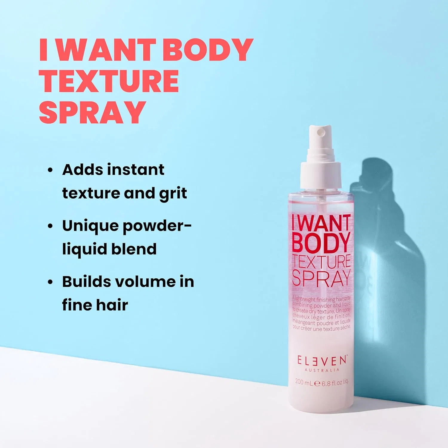 Текстурирующий спрей ELEVEN AUSTRALIA I Want Body Texture Spray Eleven Australia — фото 2