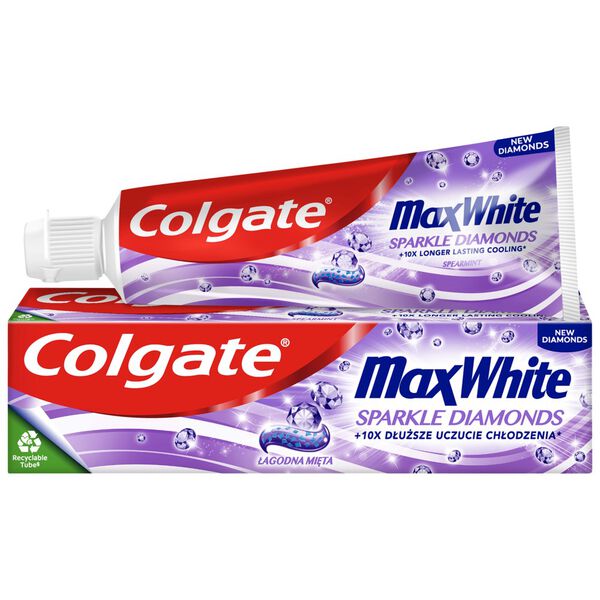 

Отбеливающая зубная паста, 75 мл Colgate Max white sparkle diamond