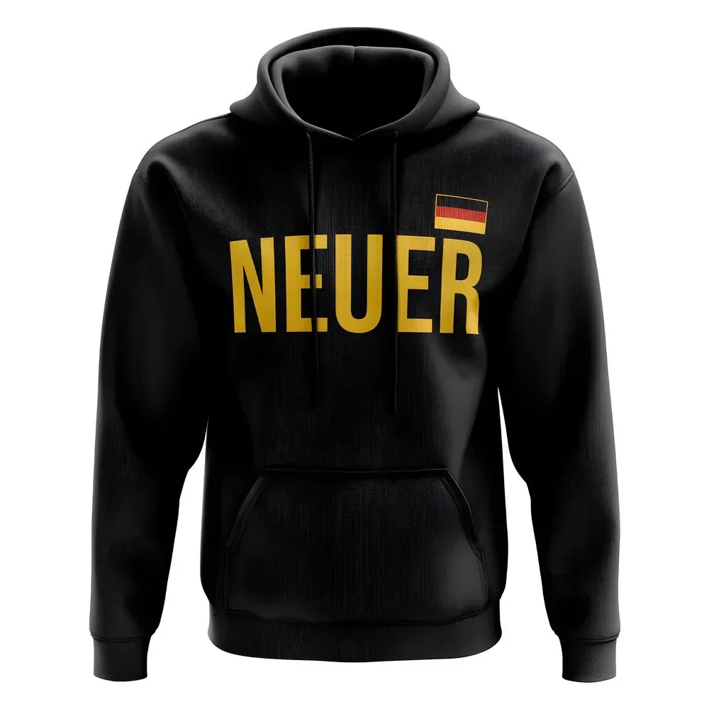 Худи Junior Manuel Neuer Name Hoody Германия Germany, черный — фото 2