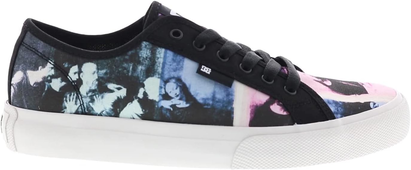 Мужские кеды DC Shoes DC Men's Aw Villain на легкой подошве для скейтборда, черный/кремовый — фото 2