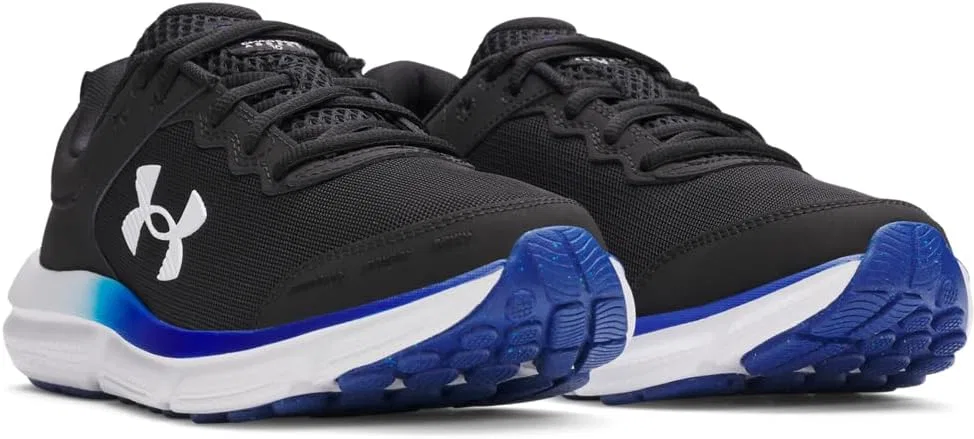 Мужские беговые кроссовки Under Armour Charged Assert 10, 009 Black Royal Blue White — фото 2