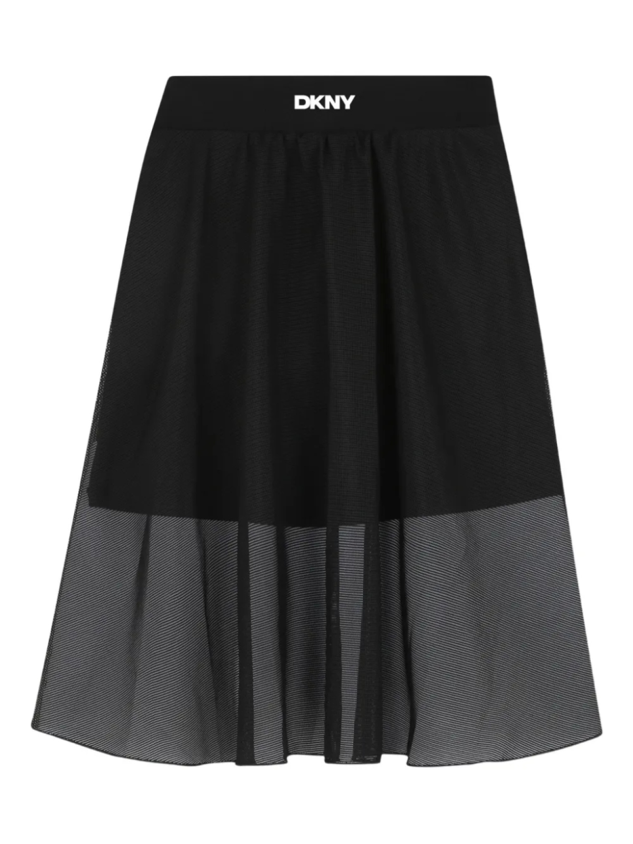 

Dkny Kids юбка с сетчатым слоем, черный