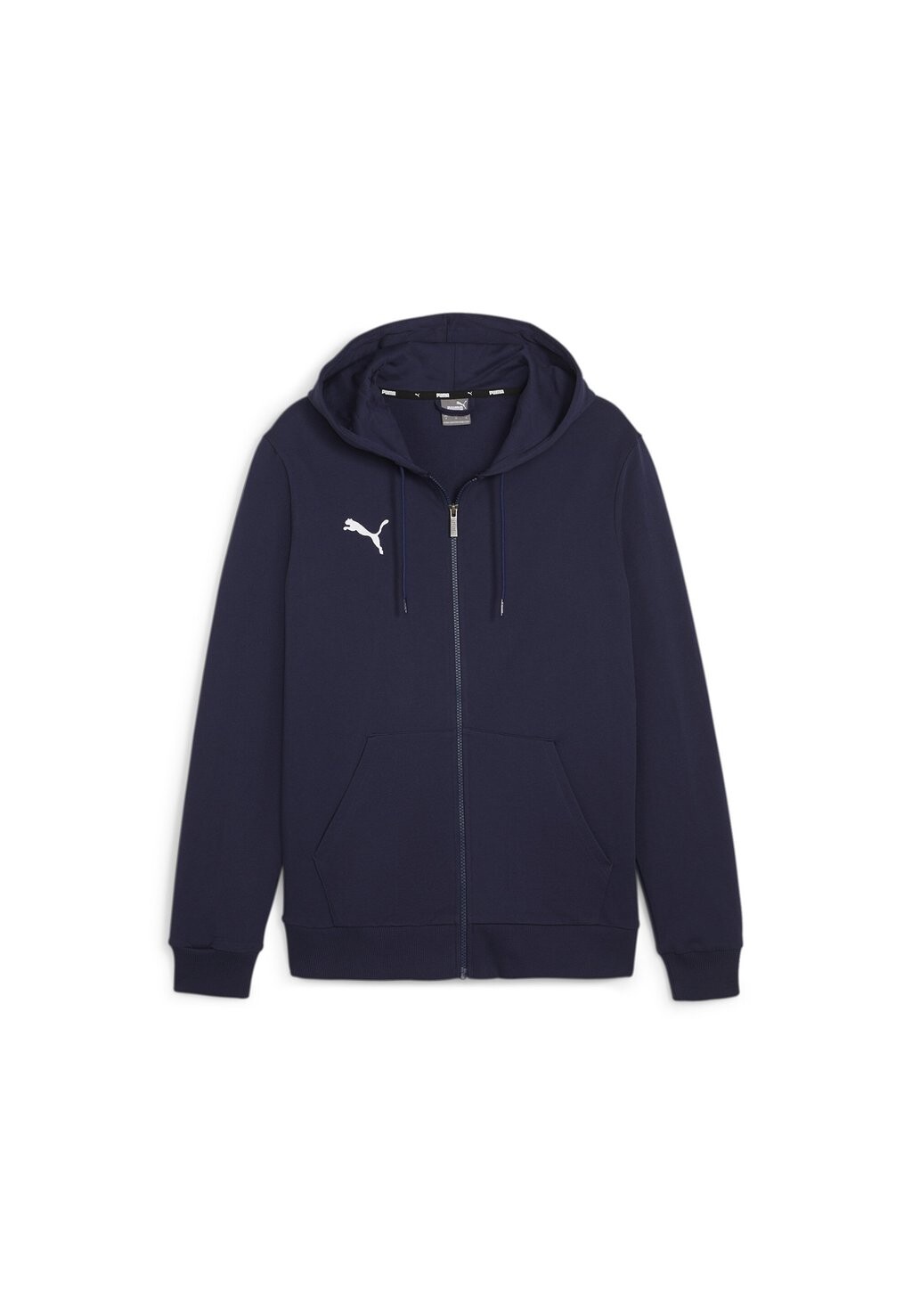 Толстовка Teamgoal Casuals Puma, puma темно-синяя puma белая — фото 3