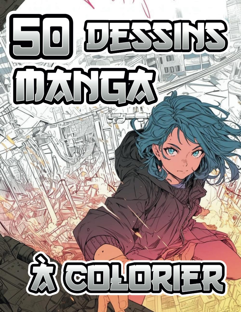 

50 Manga Coloriages Prodiges: Volume 2 - Immersion Artistique: Dessins Inspirés et Techniques de Coloriage : Avec page test de couleurs Incluse (French Edition) (Independently published)