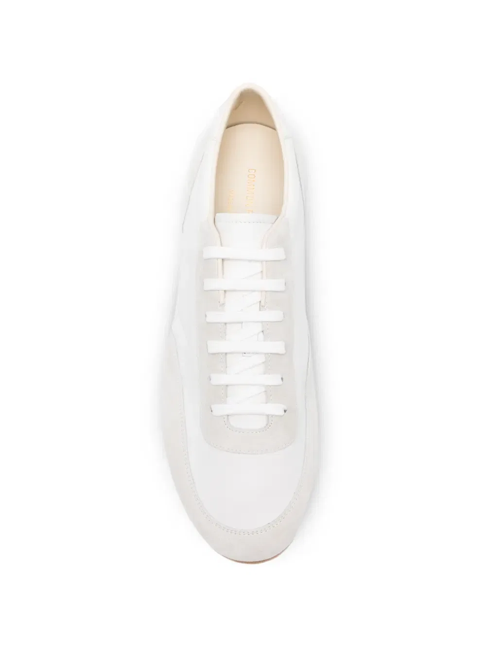 Минималистичные кроссовки на шнуровке для бега Common Projects, белый — фото 4