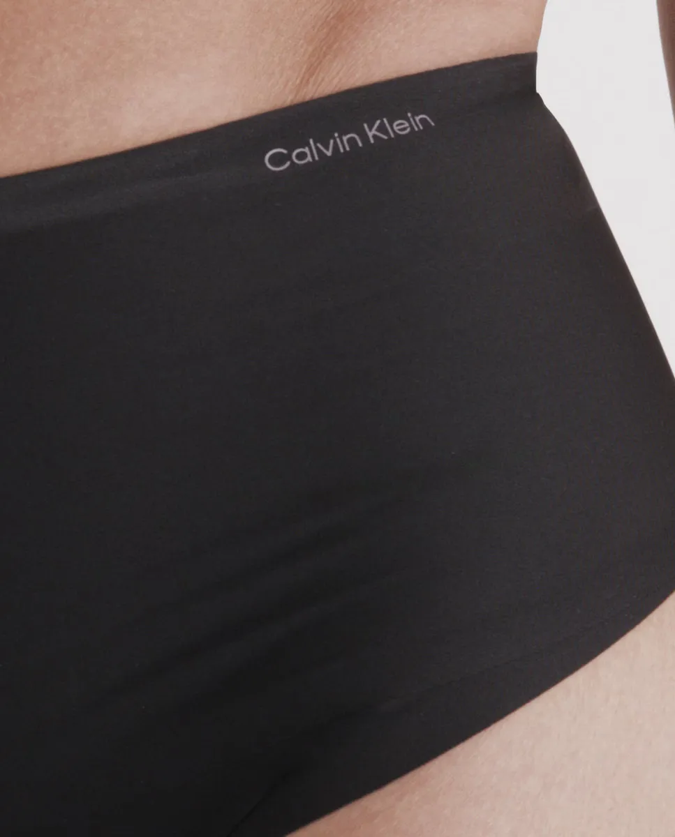 SECOND SKIN SMOOTHING Стринги высокой формы Calvin Klein, чёрный — фото 4
