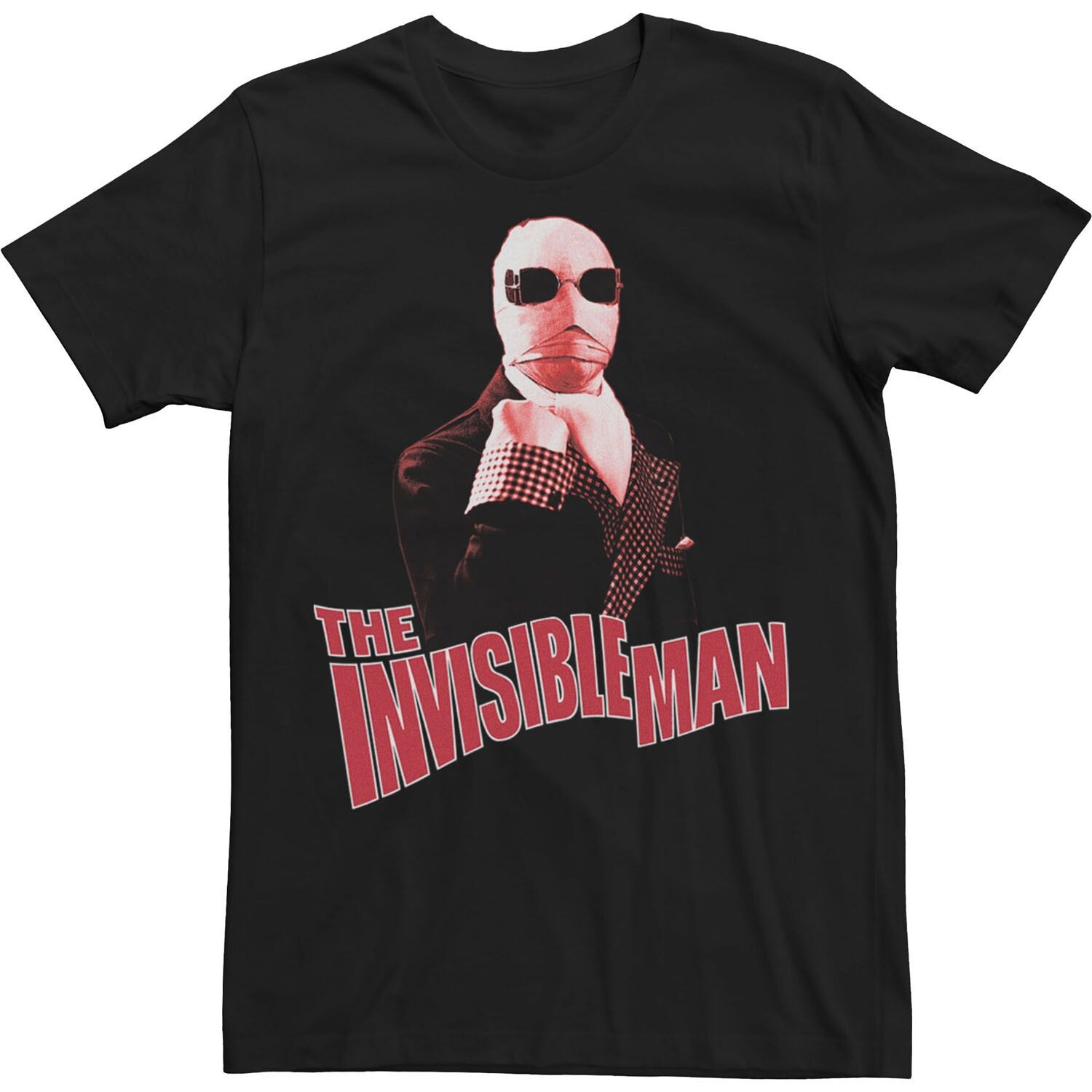 

Мужская универсальная футболка красного оттенка Monsters The Invisible Man Licensed Character, Красный, Мужская универсальная футболка красного оттенка Monsters The Invisible Man Licensed Character