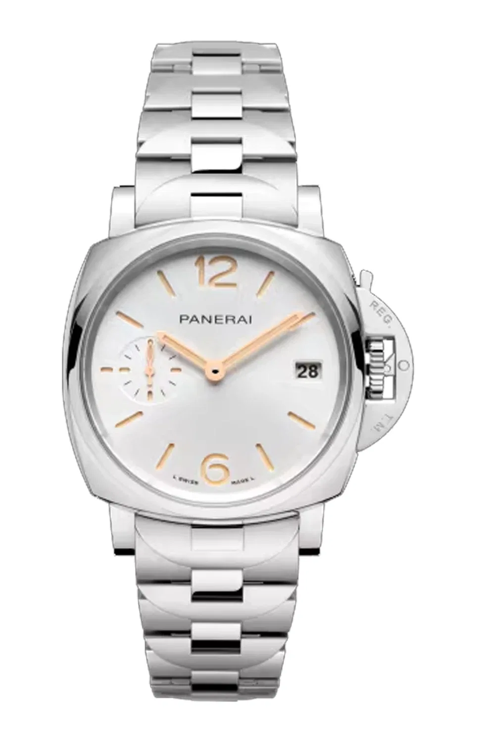 ЛЮМИНОР ДУЭ - PAM01508 PANERAI, серебряный