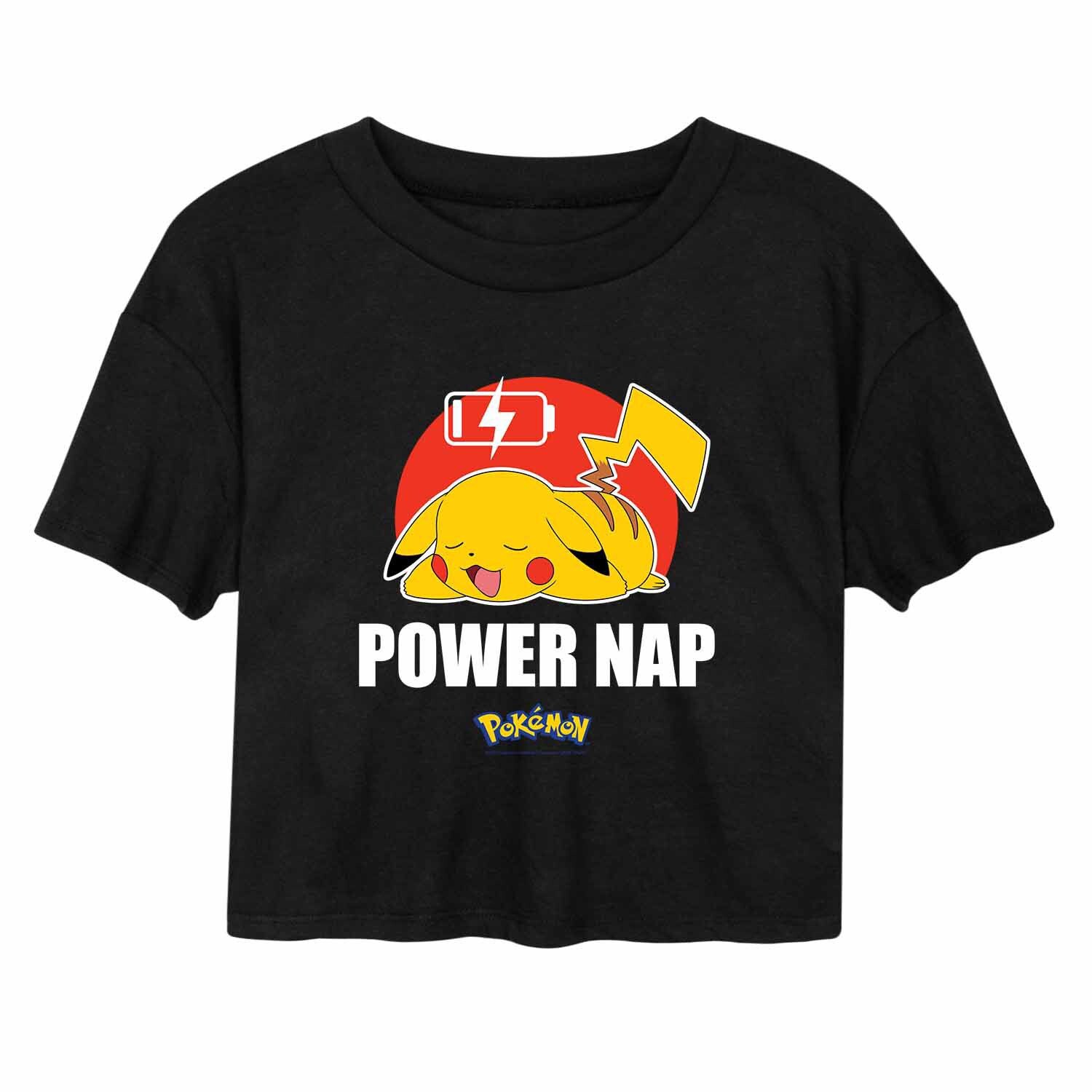 

Укороченная футболка Pokémon Power Nap для юниоров Licensed Character