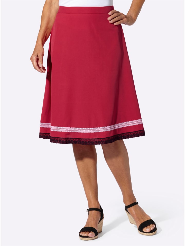 

Традиционная юбка красного и черного цвета Sieh an!