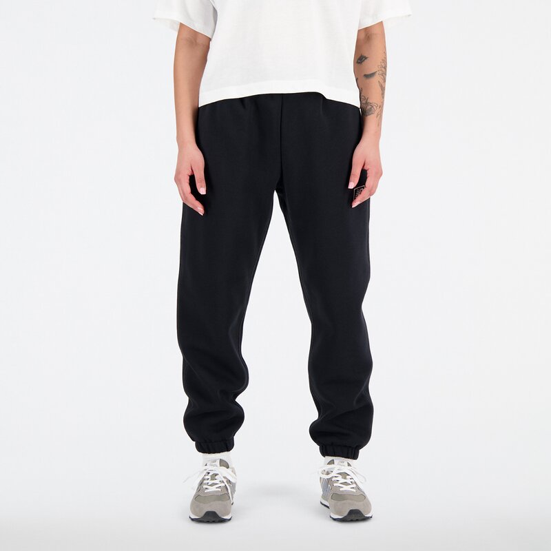 

Флисовые брюки Hose Essentials Americana с начесом сзади New Balance, цвет bk