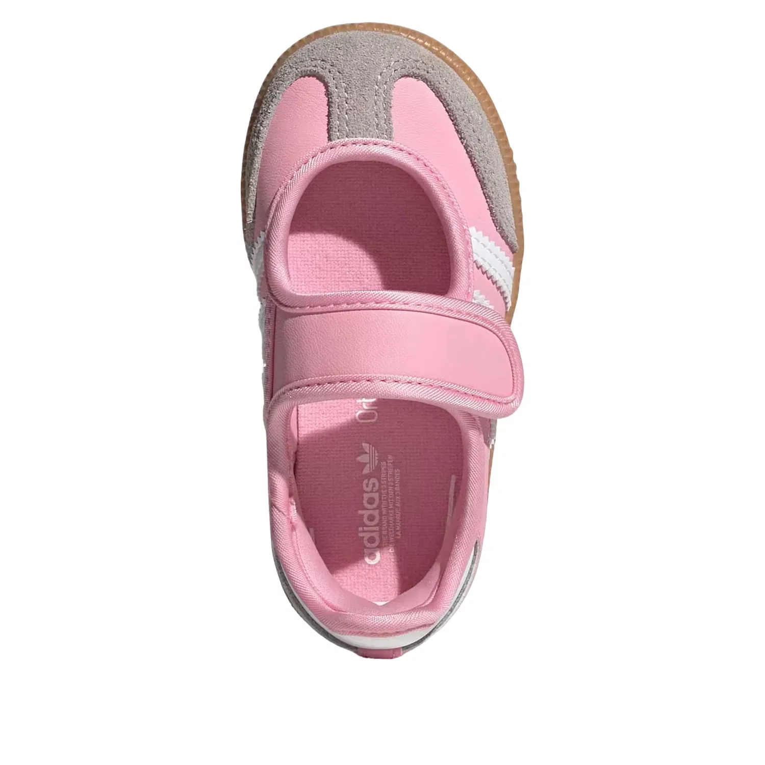 Кроссовки Adidas Samba Jane 'Light Pink Cloud White Gum' JP9543, розовый — фото 2