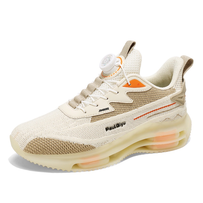 

King Jinmai Мужские беговые кроссовки бежевые, цвет Beige