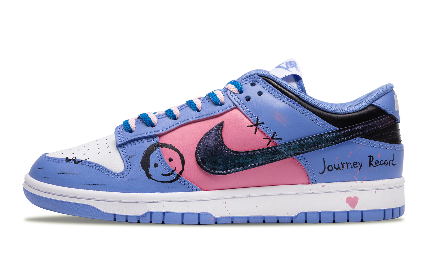

Кроссовки Nike Dunk Skateboarding Shoes Unisex Low-top Blue/pink, голубой, Синий, Кроссовки Nike Dunk Skateboarding Shoes Unisex Low-top Blue/pink, голубой