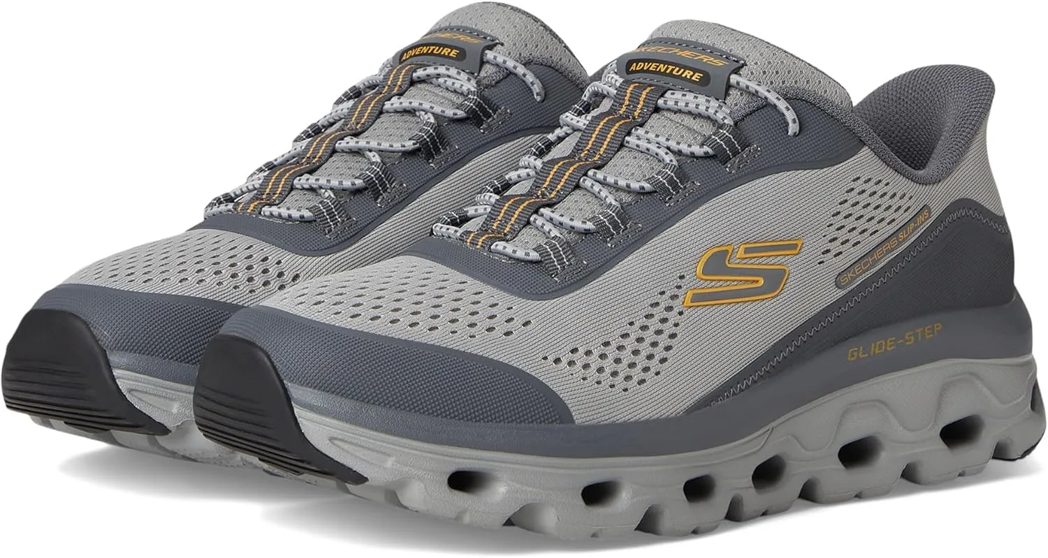 Слипоны Skechers Herren Gleit-Step-Sohle, Freihandiger, серый — фото 2