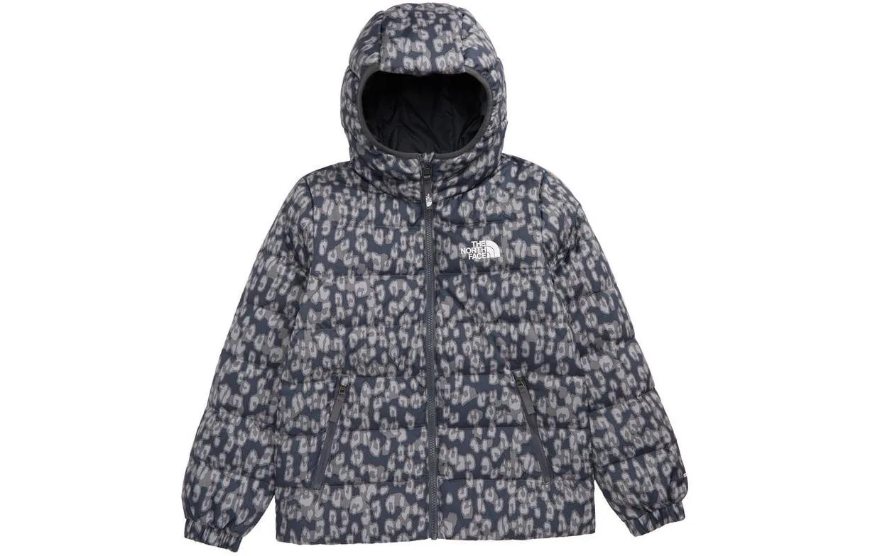 Детская пуховая куртка THE NORTH FACE, Leopard Print Gray