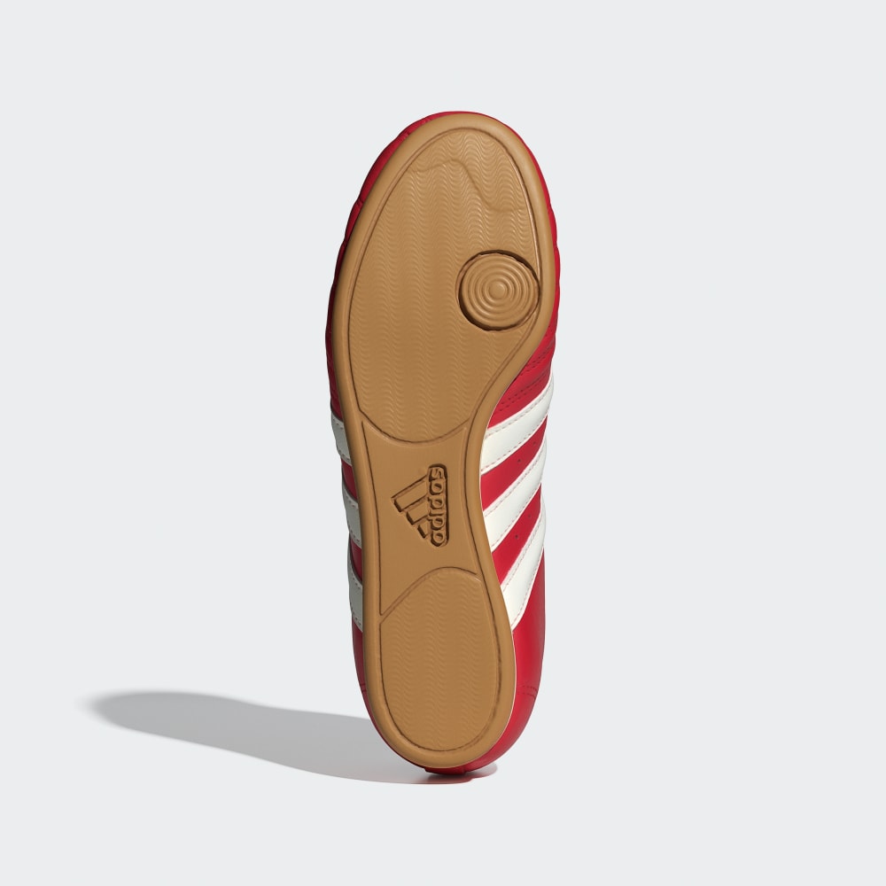 Кроссовки Adidas Taekwondo Shoes, цвет Red/Off White/Gum — фото 3