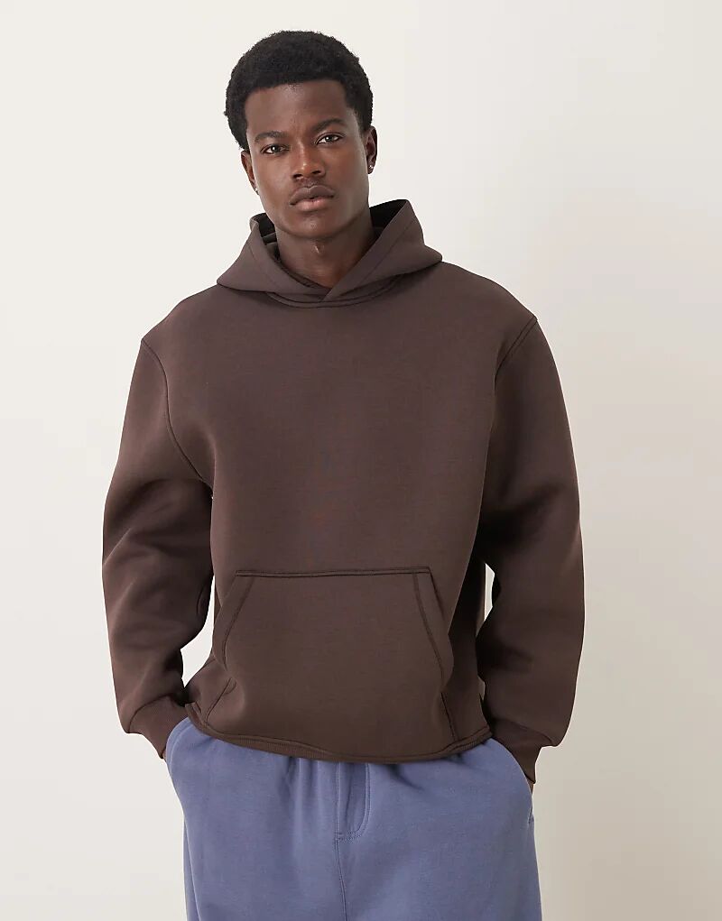 

Толстовка свободного кроя ASOS DESIGN коричневого цвета