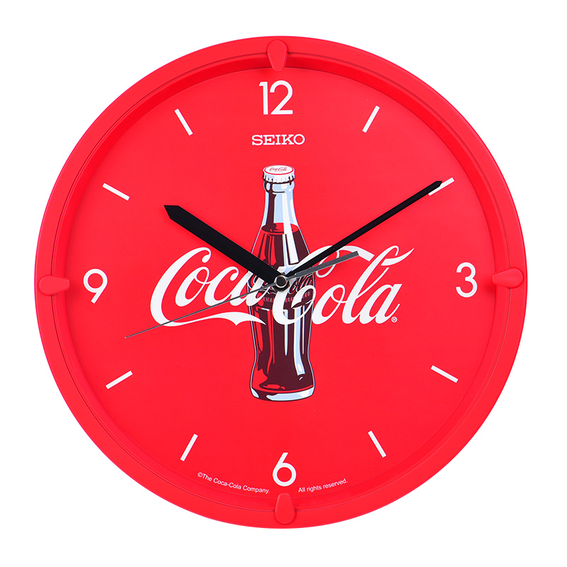 

SEIKO Часы Sweeping Seconds Movement Polyester Plastic Wall Clock Unisex Red QHA901R