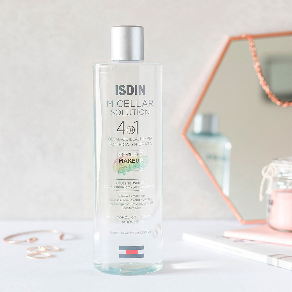 Мицеллярная вода Isdin — Micellar solution agua micelar limpieza facial, 400 мл — фото 3