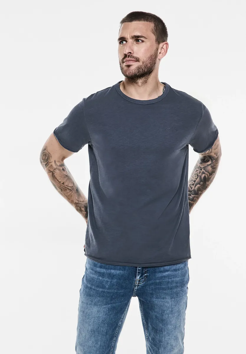 

Футболка STREET ONE MEN из чистого хлопка, синий