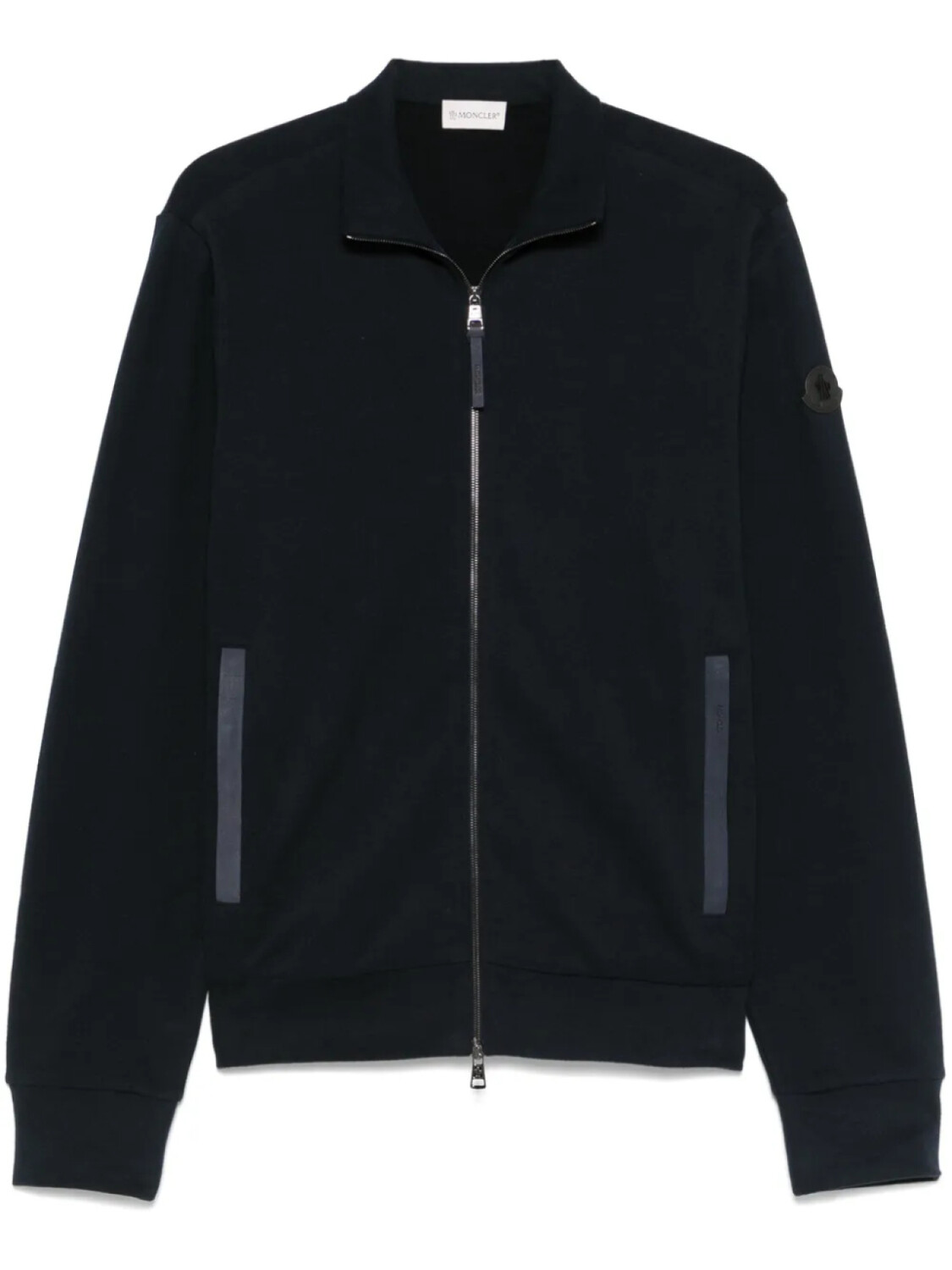 

Толстовка Moncler с замшевой отделкой, синий