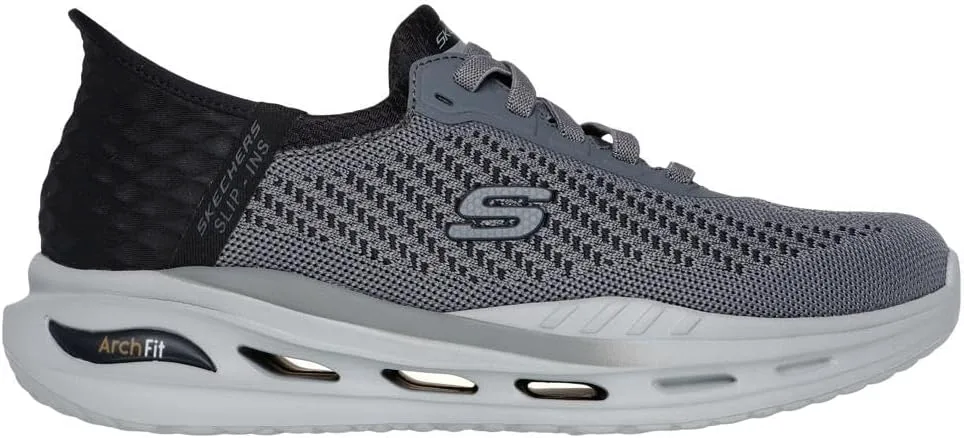 Мужские кроссовки Skechers Arch Fit Orvan Drex, серый/черный — фото 2