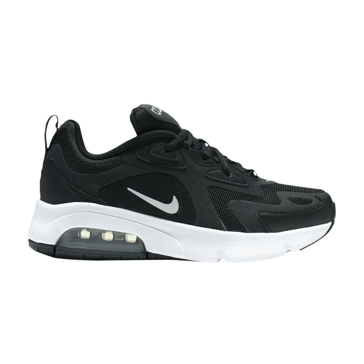

Кроссовки Nike Air Max 200 GS 'Black White', черный