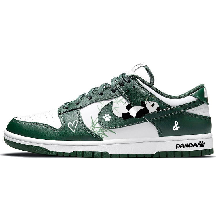 

Кроссовки Nike Dunk Skateboarding Shoes Unisex Low-top Green/White, зеленый