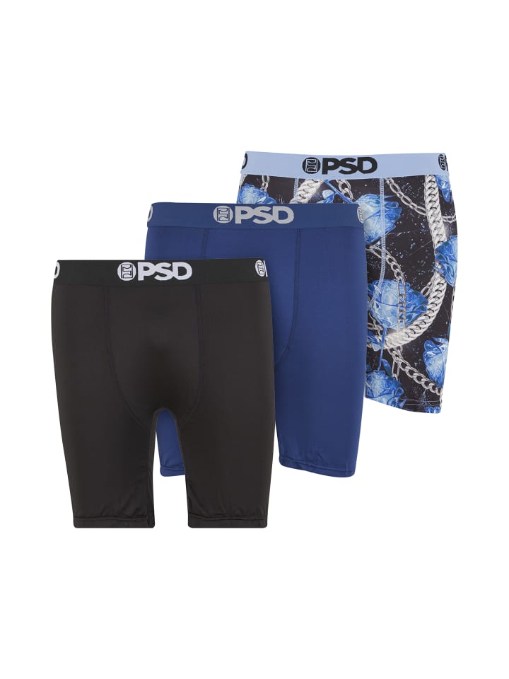 

PSD underwear Комплект из 3 боксерских трусов Frost Bloom разных цветов