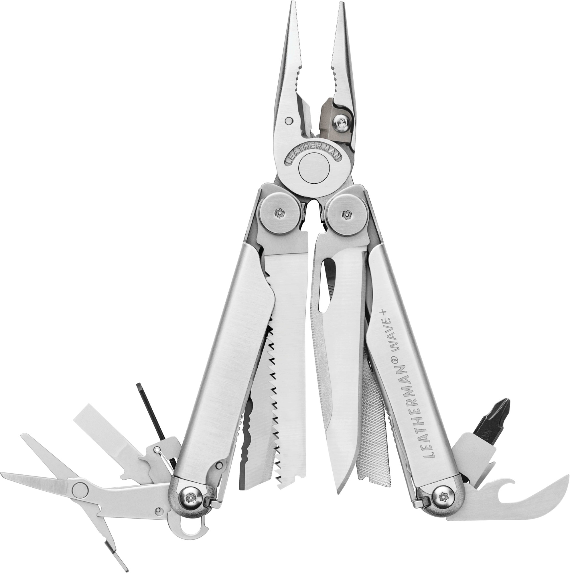 

Мультиинструмент Wave Plus Leatherman, серый